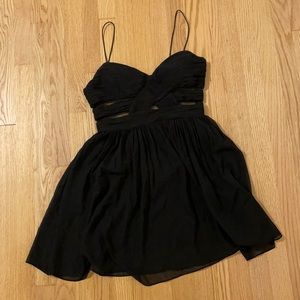 Haley Logan Adrianna Papell Black Party Dress